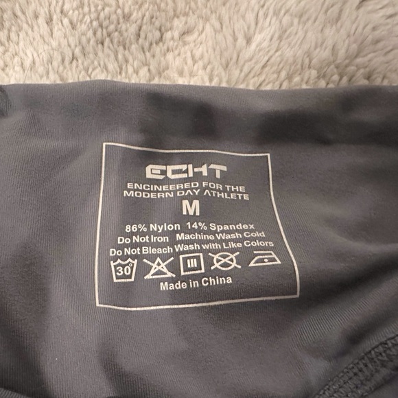 ECHT Force Scrunch Leggings (Dark Dusty Blue) 7/8 Length Size M - Picture 4 of 7